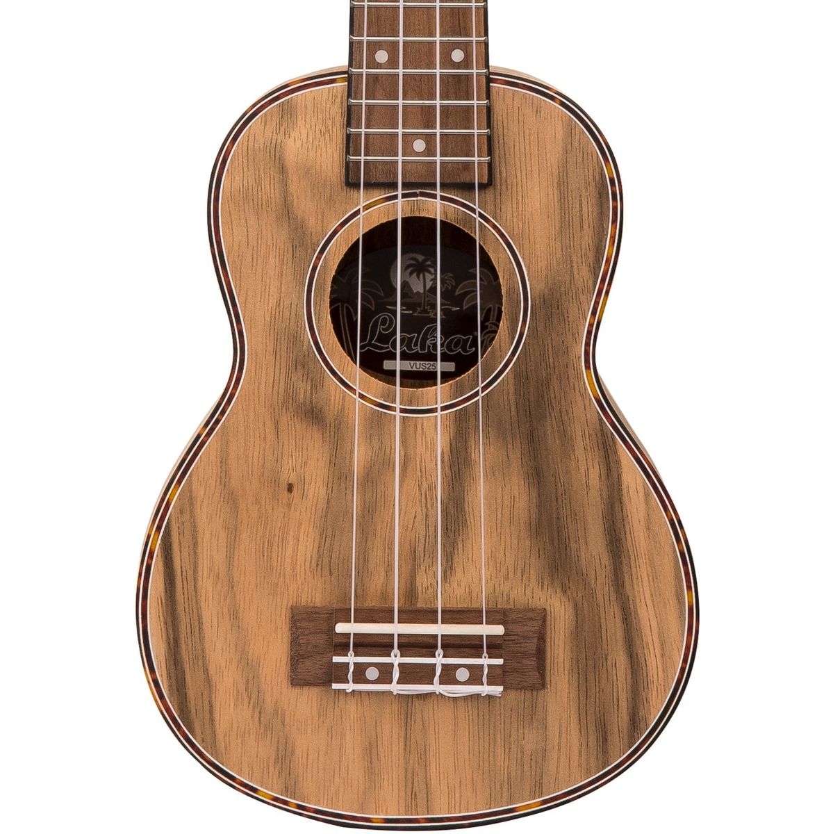 Laka Walnut Series Ukulele &amp; Bag - Soprano
