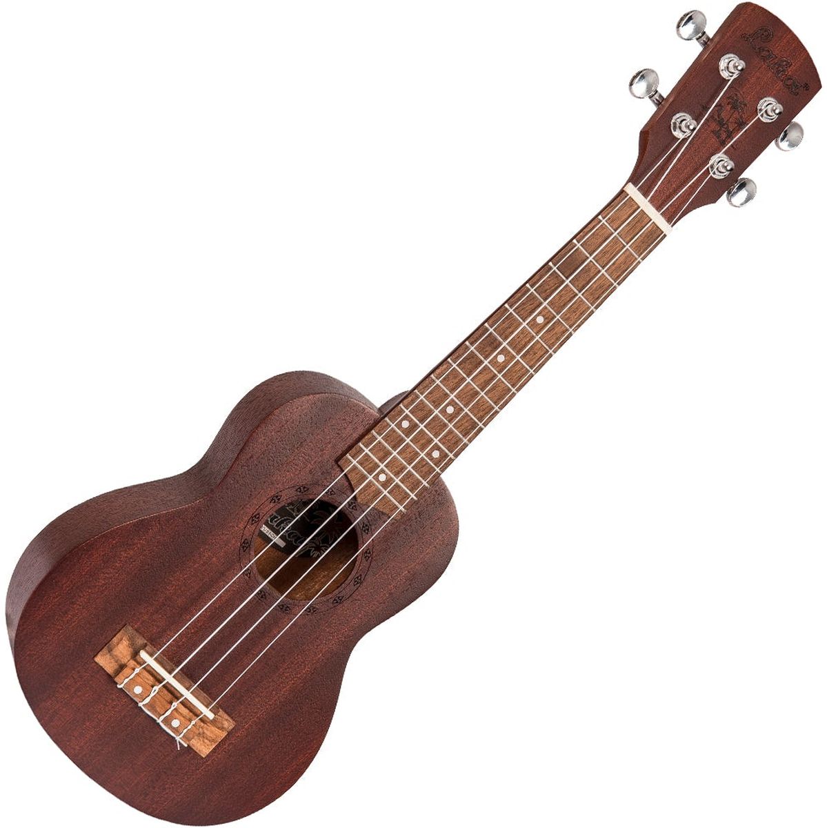 Laka Sapele Series Soprano Ukulele &amp; Bag - Chocolate