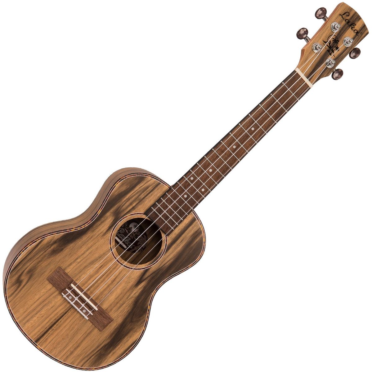 Laka Walnut Series Ukulele &amp; Bag - Tenor