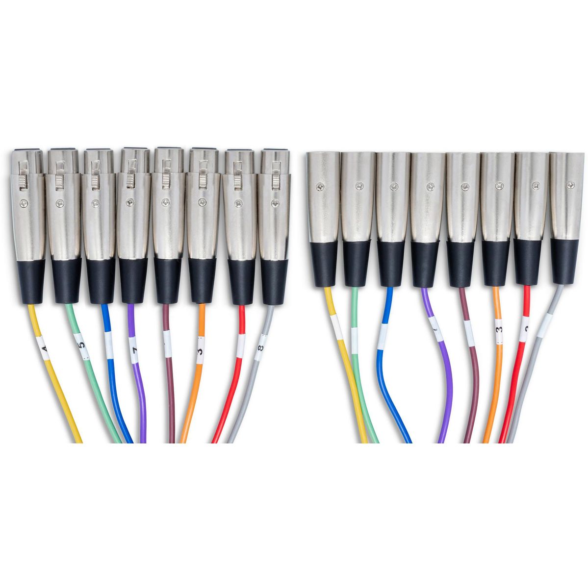 Hosa XLR-803 Balanced Snake XLR3F To XLR3M 3 M