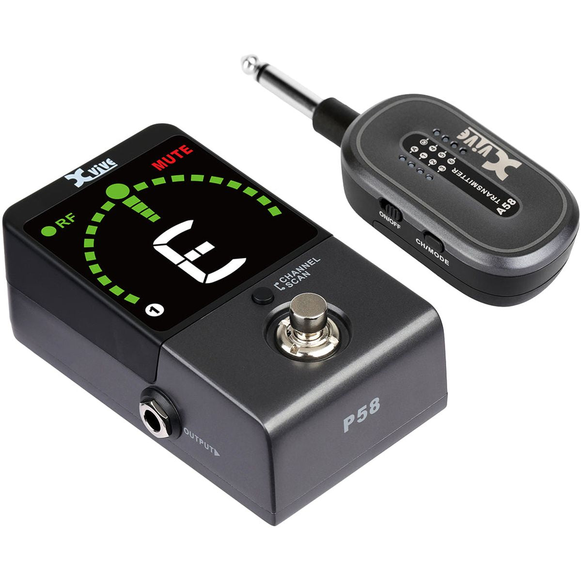 Xvive P58 - 5.8GHz Digital Guitar Pedal Wireless System