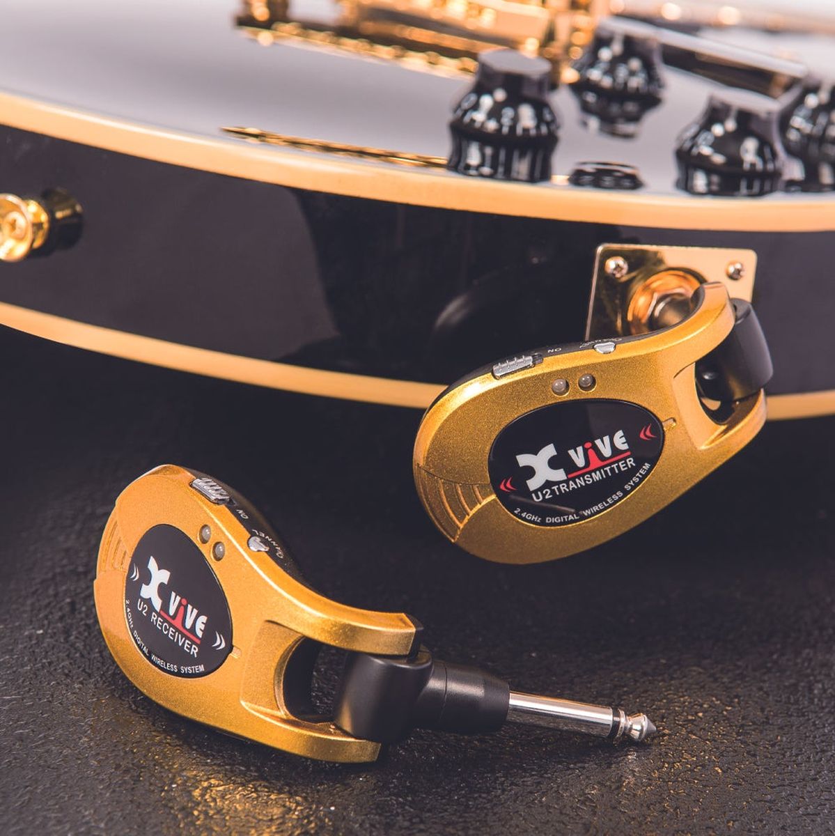 Xvive Wireless Guitar System - Gold
