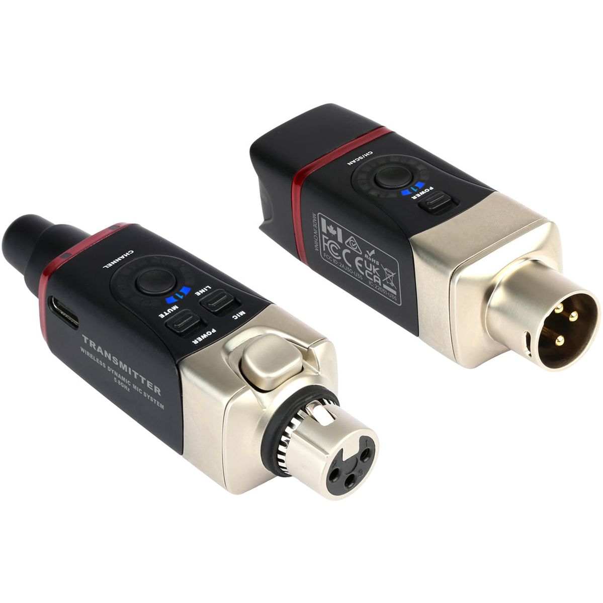 Xvive U35 - 5.8 GHz Microphone Wireless System - Black