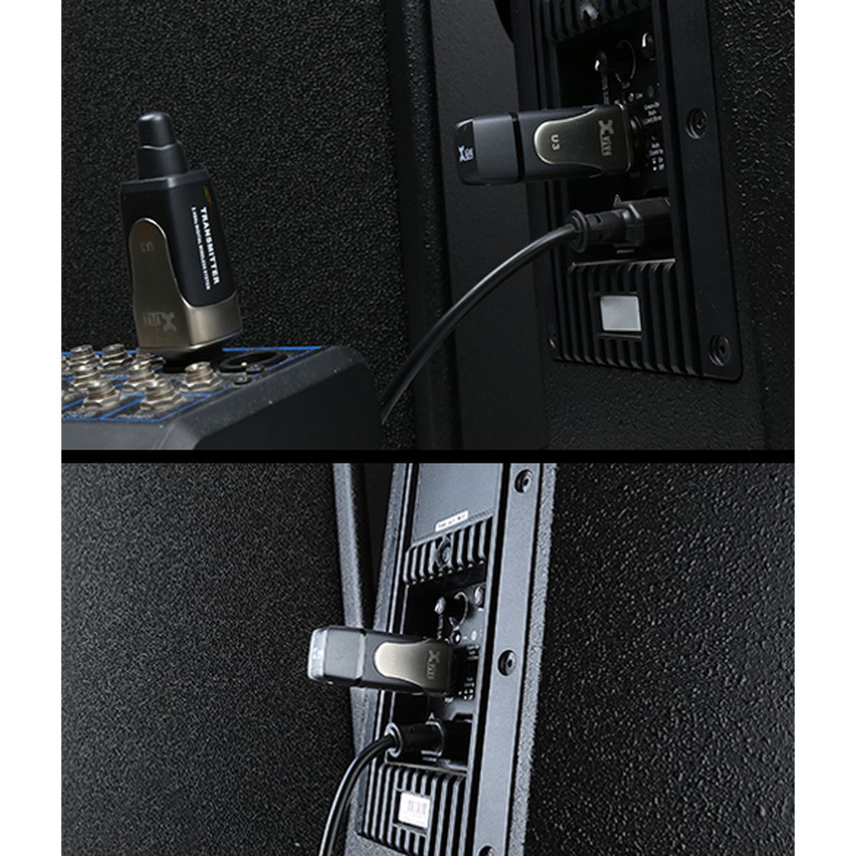 Xvive Dual Wireless Audio System For Audio - Black