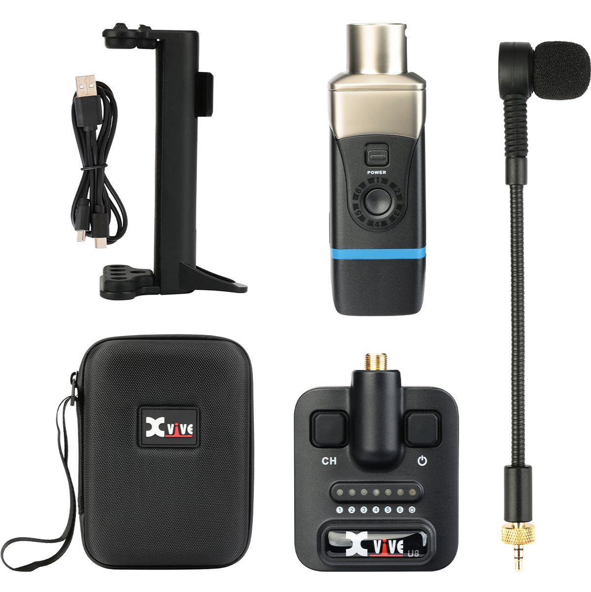 Xvive Acoustic Guitar Wireless System &amp; Travel Case