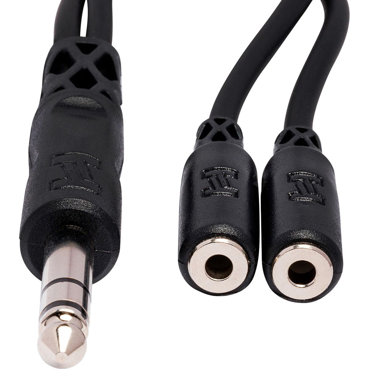 Hosa YMP-234 Y Cable 1/4 In TRS To Dual 3.5mm TRSF