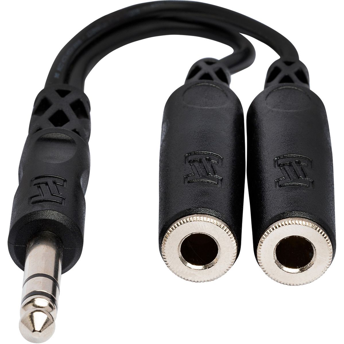 Hosa YPP-118 Y Cable 1/4 In TRS To Dual 1/4 In TRSF