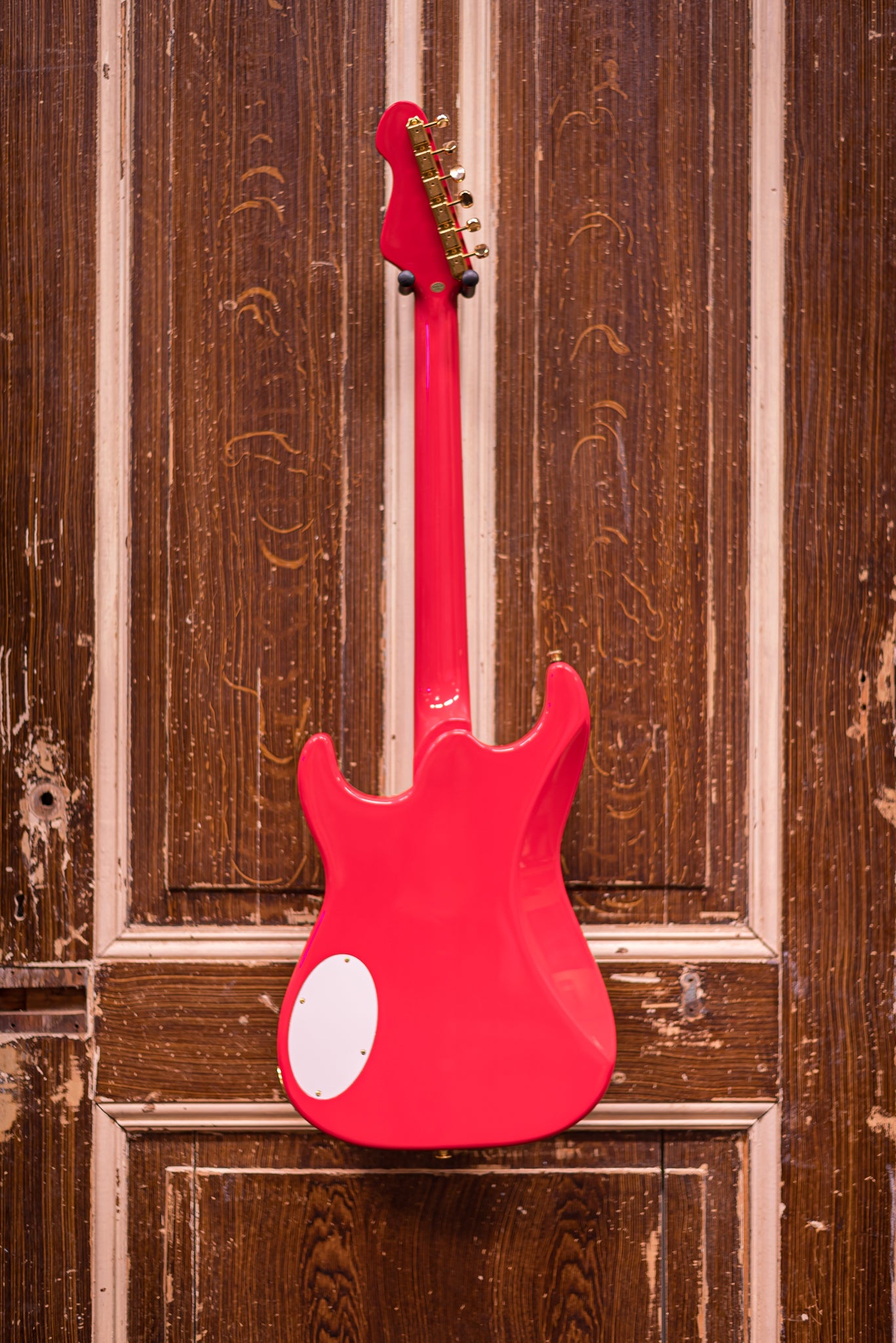 Joe Doe By Vintage 'Gas Jockey' Gas Pump Red Elektrische gitaar