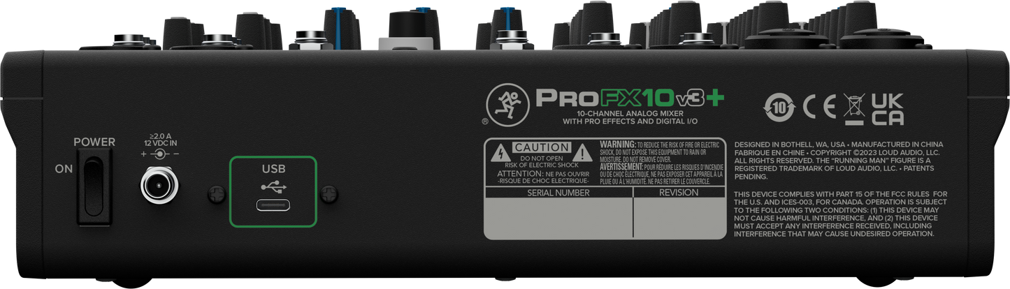 Mackie PROFX10V3+ Mengtafel