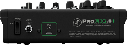 Mackie PROFX6V3 USB Mengtafel